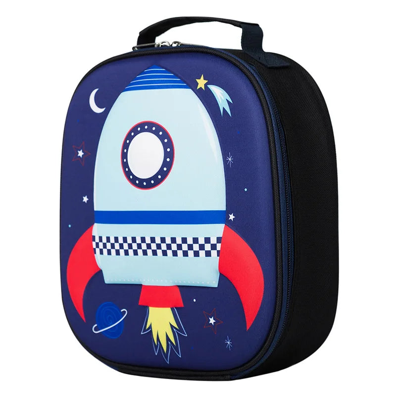 Isolierte Cartoon-Lunchbag für Kinder – Kühltasche mit verschiedenen Motiven| Perfekt für Kindergarten, Schule & Ausflüge